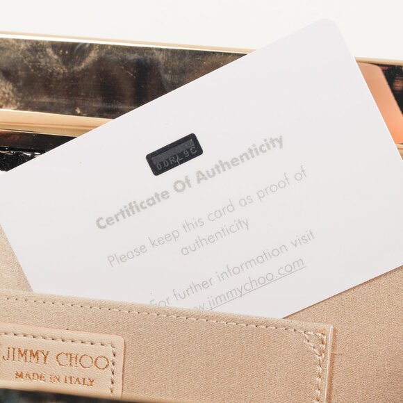 Jimmy Choo Cayla Leopard Pony Hair Enamel-Top Clutch - Picture 9 of 9